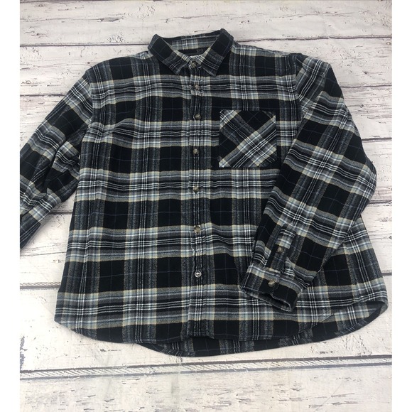 Mountain Khakis Other - MOUNTAIN KHAKIS plaid flannel button down blue western shirt w/pocket Mens XL